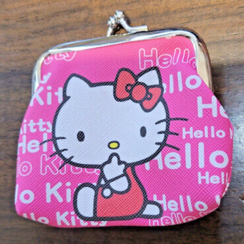 Hello Kitty Mini Coin Purse Pink